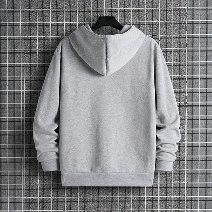 Men's Hoodie Fall Winter High Grade Warm Sweatshirt Male Daily Casual Fashion Pullover Outdoor Gym Fitness Sporty Top
