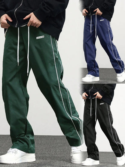 New men's woven pants Urban Men's Style  Men's Sport and Casual Pants (Suitable for sports and fitness)