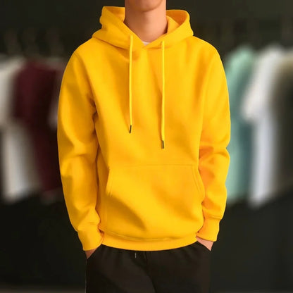 Hoodies 2024 New Men Harajuku Hooded Sweatshirts Casual All-match Pullover Streetwear Sweater Fashion Clothing Sweatshirt Hoodie