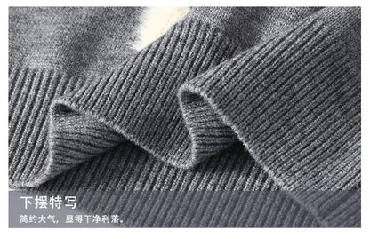 Men Streetwear O-neck Knitted Pullovers Outwear Casual Sweaters New Fashion Man Loose Sweaters Male Pullovers Winter Clothing 4X