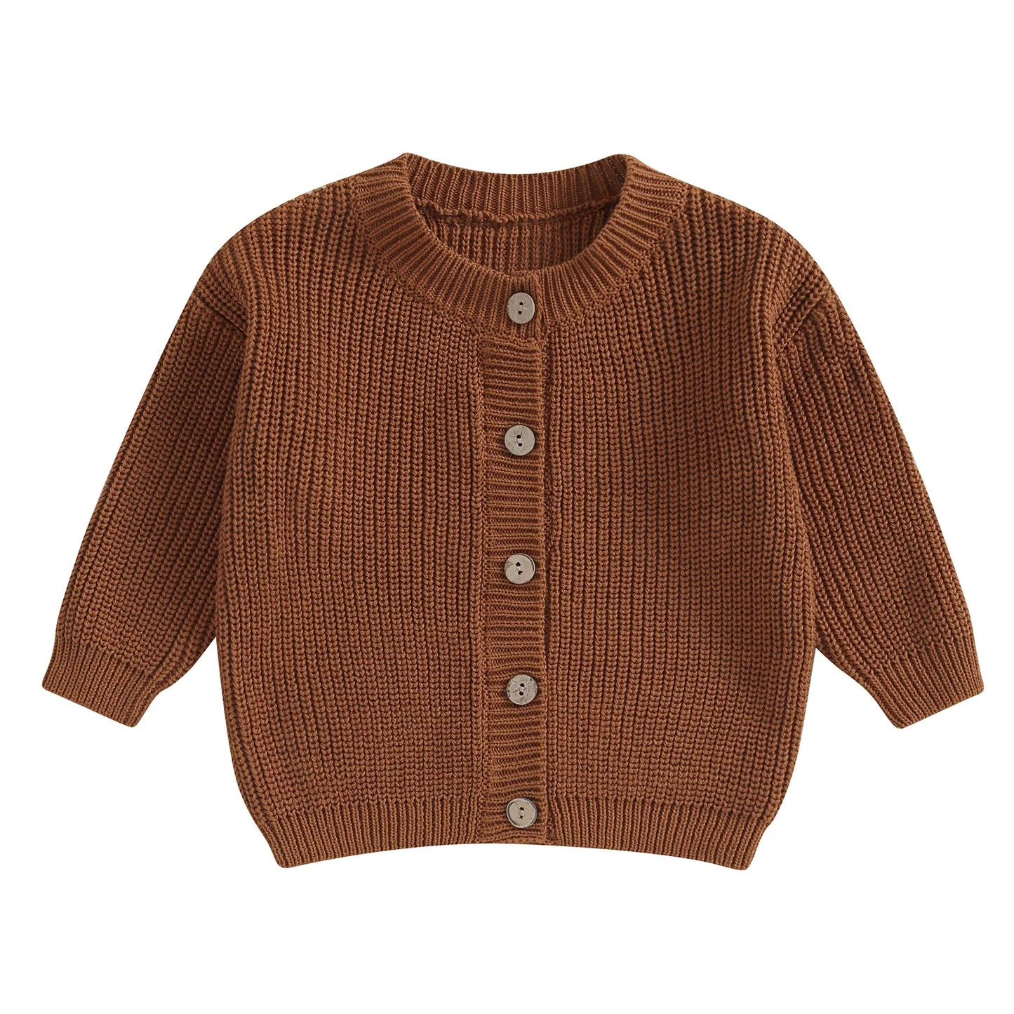 Infant Baby Girl Boy Knit Cardigan Sweater Coat Cute Long Sleeve Button Down Sweater Fall Winter Tops