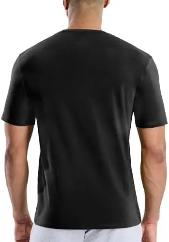 Men O-Neck T-shirt Polyester Thin Solid Color Fitness Muscle Joggers Bodybuilding Short Sleeved Tee Breathable Quick Dry tops