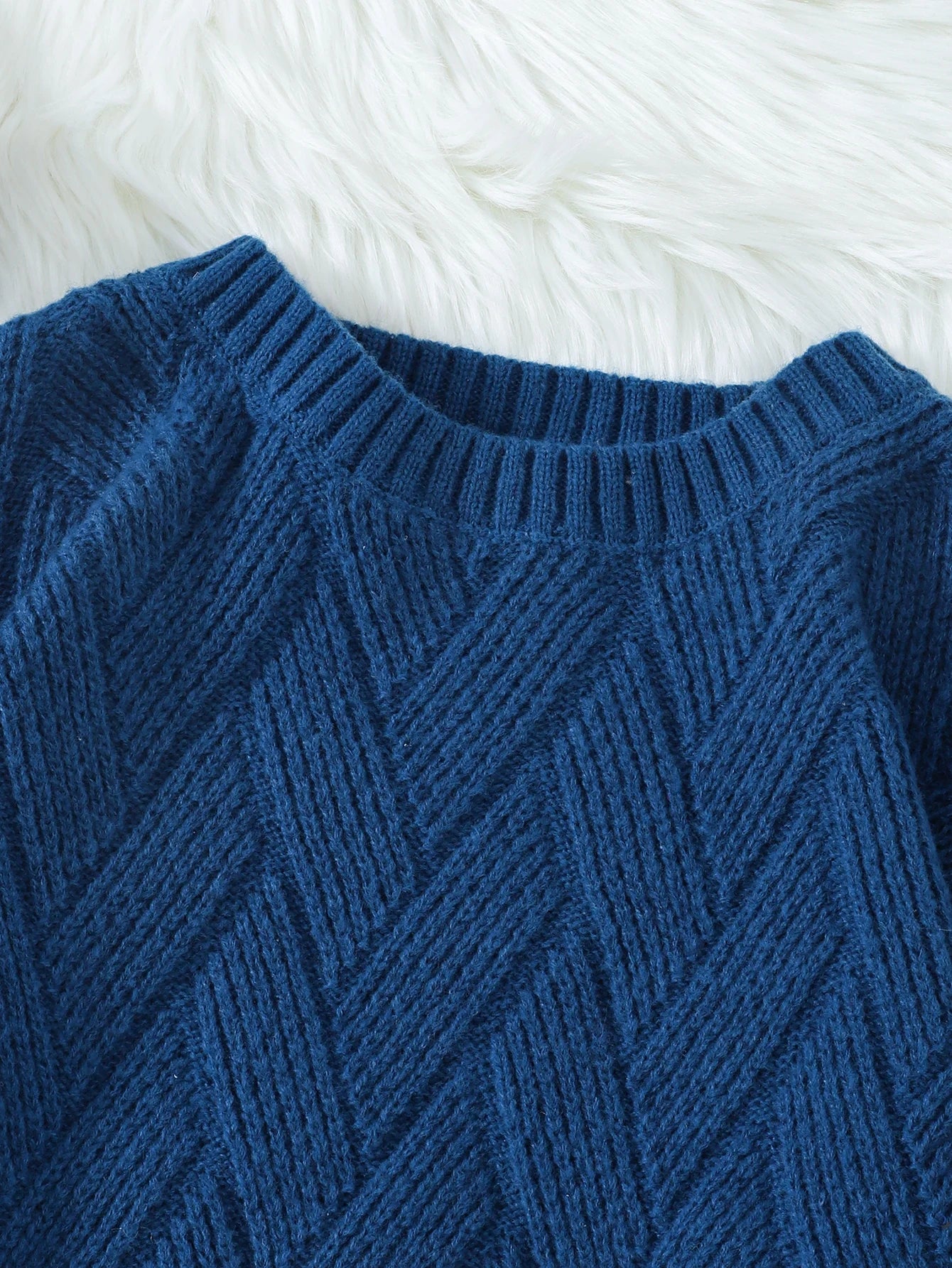 New Japanese-Style Round-Neck Couple's Sweater, Plain Knit, Casual Versatile Trendy Men's Long-Sleeve Sweater Top
