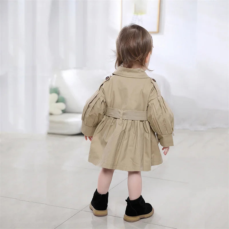 Autumn Baby Girl Clothes Jacket Fashion Baby Girls Coat Jackets Long Sleeve Children Clothing Outerwear Age for12M-3Years 2024
