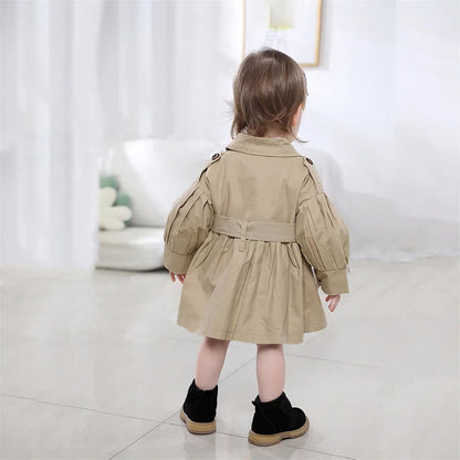 Autumn Baby Girl Clothes Jacket Fashion Baby Girls Coat Jackets Long Sleeve Children Clothing Outerwear Age for12M-3Years 2024