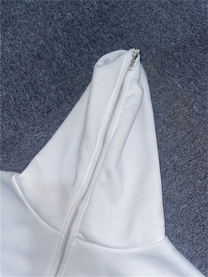 Zipper Hoodies Women/Men Trendy Long Sleeve Hooded Fleece Sweatshirt Casual Campus Streetwear Sportswear Hot Sales High Quality