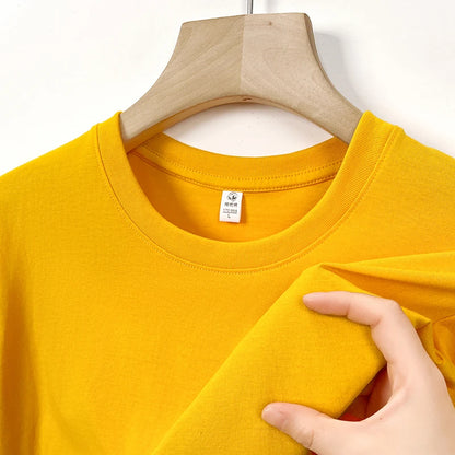 2025 New Men's Korean Casual Cotton Short Sleeved Round Neck T-shirt Summer Fashionable and Comfortable Versatile Top