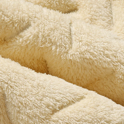 Winter Sweatwear Men Plush Thick Fleece Sweatpant Lambswool Thermal Trousers Casual Pants Waterproof Windproof Warm Cotton Pants