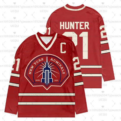 2026 mens New Heated Rivalry Hockey Jersey Long Sleeves Tee Men's Women Rozanov HOLLANDER v-neck T-shirt Unisex Tops Pullovers
