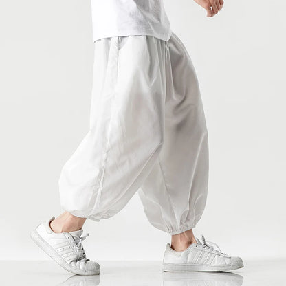 Streetwear Fashion Harem Pants Mens Solid Color Casual Jogger Man Pants Harajuku Style Spring Summer Men's Trousers 5XL