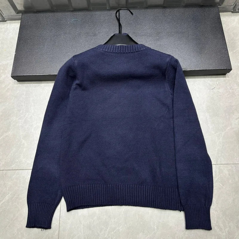 New Arrival European Elegant Bear Design Ladies Knit Sweater Pullover Knitted Tops Knitwear Women Clothes Jumper