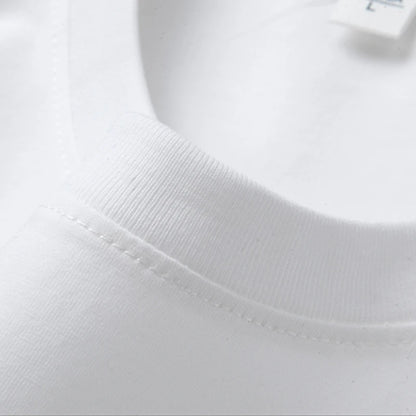 2025 New Men's Korean Casual Cotton Short Sleeved Round Neck T-shirt Summer Fashionable and Comfortable Versatile Top