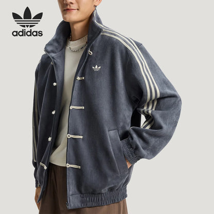 Adidas genuine clover men's and women's loose new Chinese casual jacket KR0295