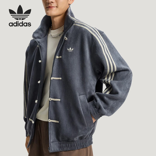 Adidas genuine clover men's and women's loose new Chinese casual jacket KR0295