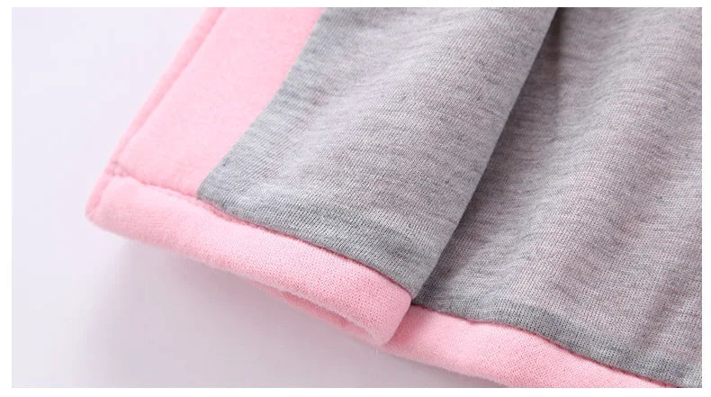 Baby Girls Jacket in Spring Rabbit Ears Coat Children Clothes Outerwear Autumn Kids Warm Cotton Dress Jacket Infant Girl Coat