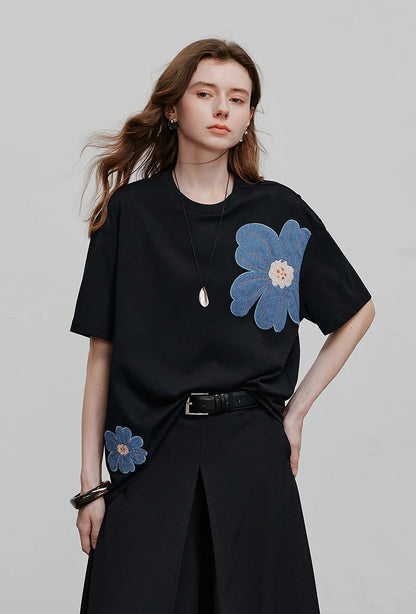 TOYOUTH Women Short Sleeve T shirt 2025 Spring New Tops 8521034