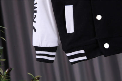 2023 New Kids Baseball Clothing Sets Boys Girls Casual Sports Suit Coat Pant 2Pcs Spring Autumn Thin Baby Tracksuit Outfits 1-4Y