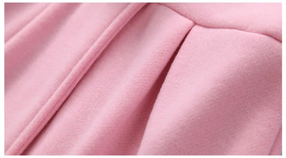 Baby Girls Jacket in Spring Rabbit Ears Coat Children Clothes Outerwear Autumn Kids Warm Cotton Dress Jacket Infant Girl Coat